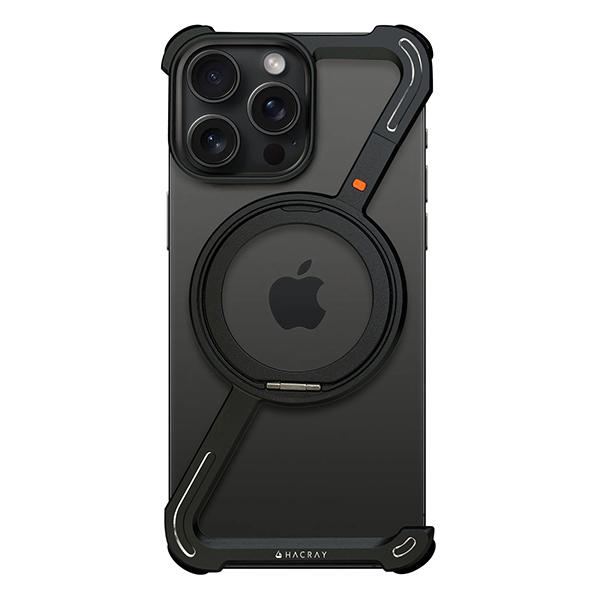 HACRAY ハクライ iPhone 15 Pro Max 360 RingStandバンパー アル...