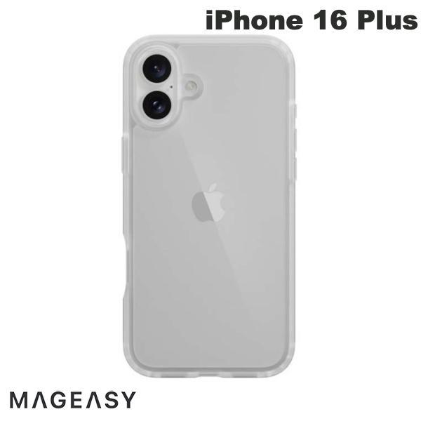 MagEasy マグイージー iPhone 16 Plus Aero 耐衝撃薄型ケース Transp...