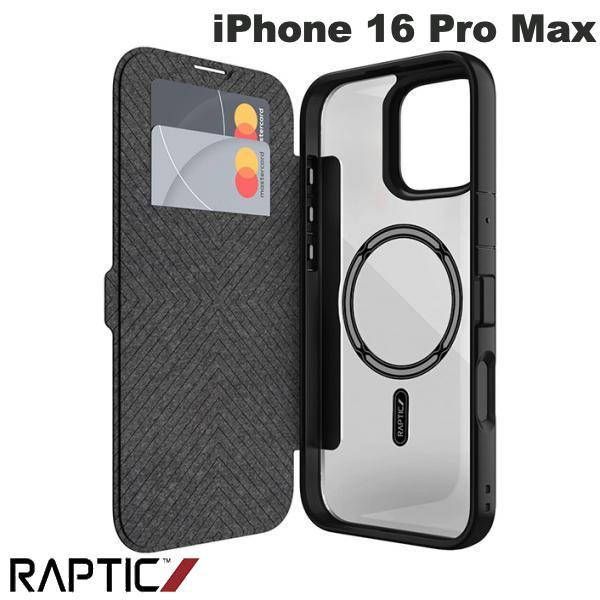 RAPTIC ラプティック iPhone 16 Pro Max Urban Folio MagSaf...