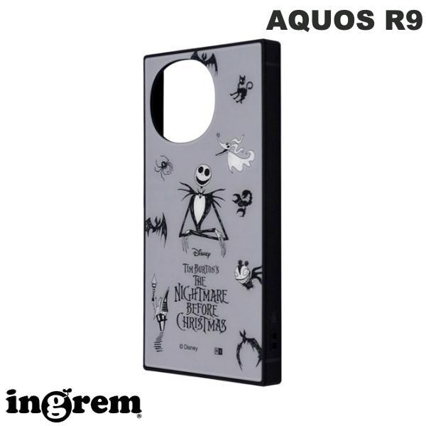 ingrem イングレム AQUOS R9 ディズニー ハイブリッドケース KAKU ナイトメアー・...