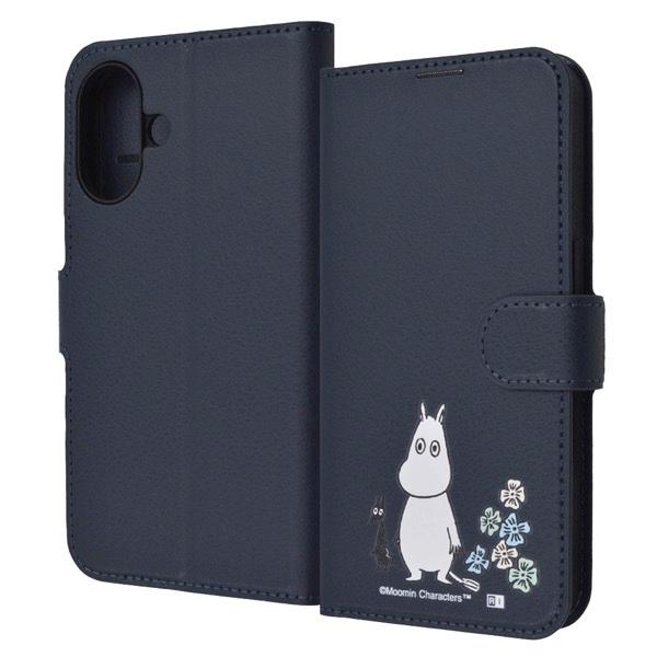 ingrem イングレム iPhone 16 ムーミン 衝撃吸収 マグネットベルト シンプル 手帳型...