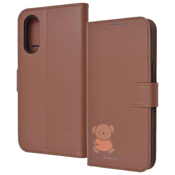 ingrem イングレム arrows We2 ミッフィー 手帳型レザーケース シンプル マグネット...