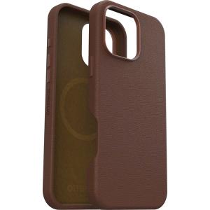 OtterBox オッターボックス iPhone 16 Pro Max Symmetry Cactus Leather シンメトリー 耐衝撃 MagSafe対応 Rich Adobe Brown 77-96337