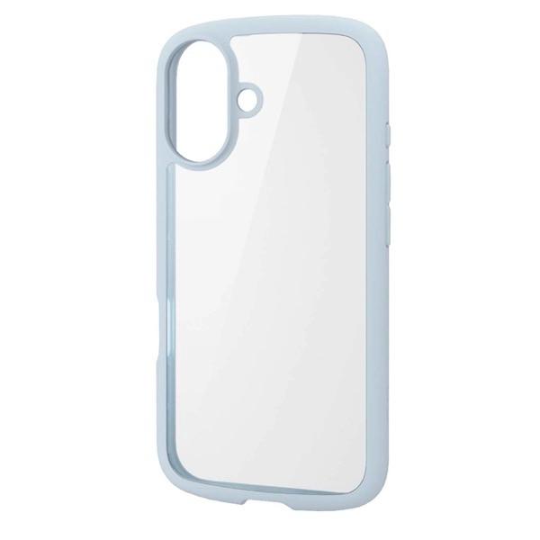 エレコム iPhone 16 2眼 6.1インチ TOUGH SLIM LITE フレームカラー 背...