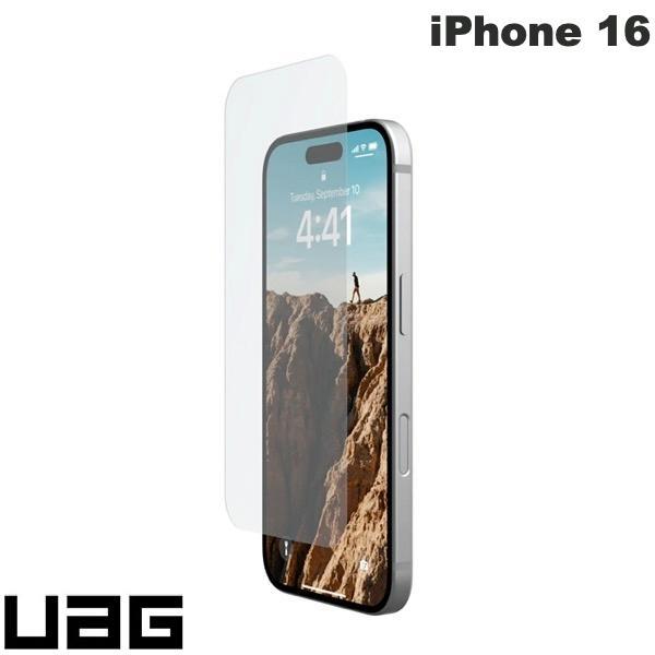 UAG ユーエージー iPhone 16 GLASS SCREEN SHIELD ガラスフィルム 0...