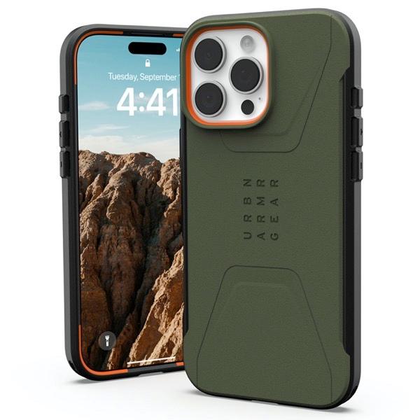 UAG ユーエージー iPhone 16 Pro Max CIVILIAN シビリアン 耐衝撃ケース...