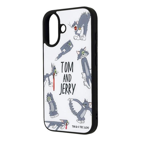 ingrem イングレム iPhone 16 トムとジェリー maru 衝撃吸収 バンパー ハイブリ...