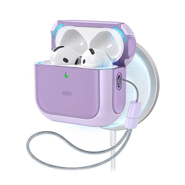 ESR イーエスアール AirPods 4 ORBIT MagSafe充電対応ハイブリッドケース パ...