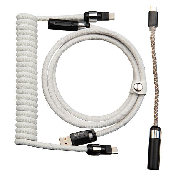 Team GRAPHT チームグラフト ライティングコイルケーブル Ultra USB Type-C...