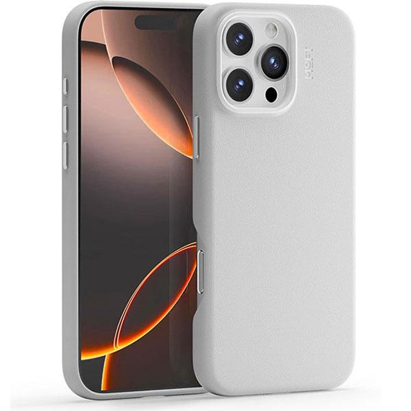 MOFT iPhone 16 Pro MOVASレザーケース MagSafe対応 ミスティーグレー ...