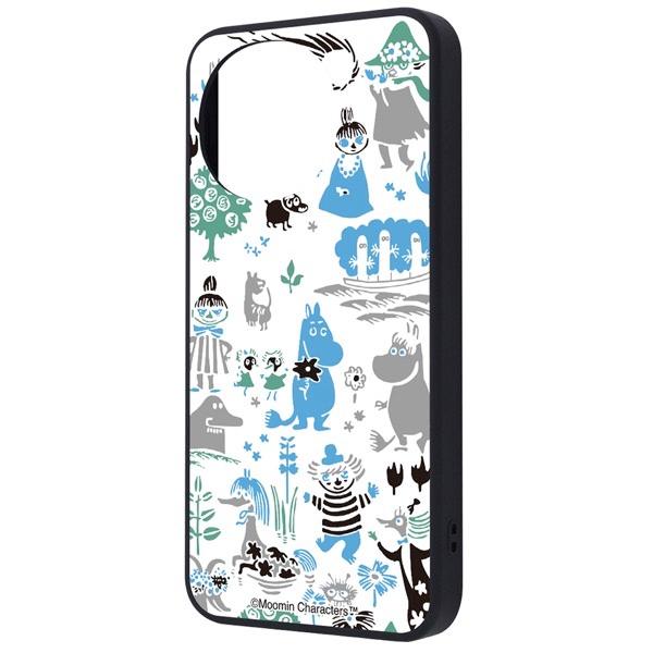 ingrem イングレム AQUOS sense9 ムーミン maru 衝撃吸収 バンパー ハイブリ...