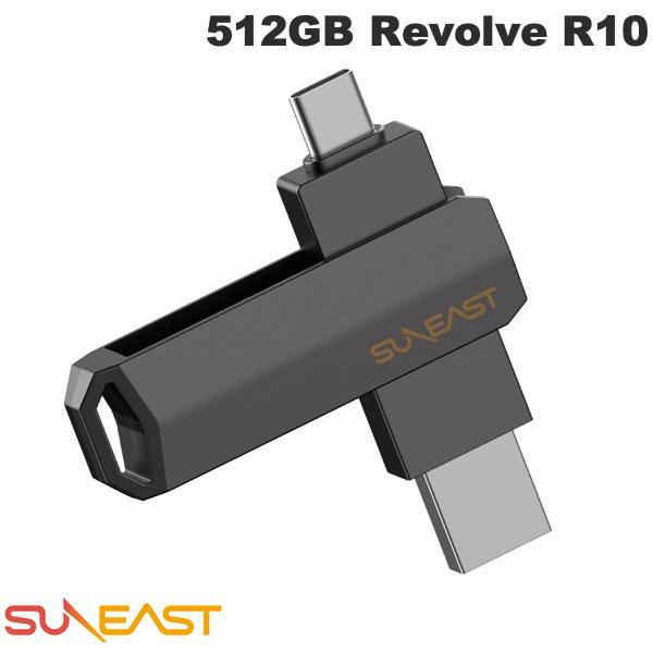 SUNEAST サンイースト 512GB Revolve R10 外付けポータブル スティック型SS...