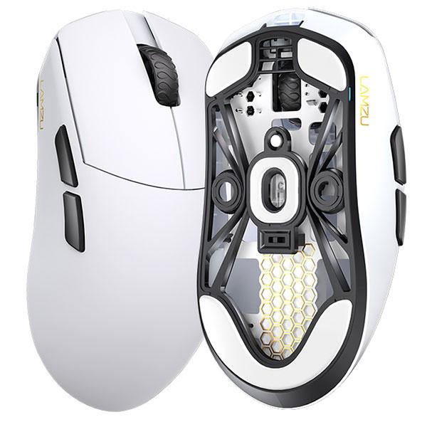 LAMZU Maya ワイヤレスゲーミングマウス White ラムズ
