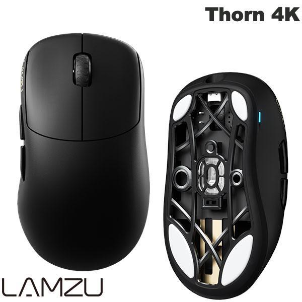 LAMZU Thorn 4K 4Kレシーバー付属 ワイヤレスゲーミングマウス Black ラムズ