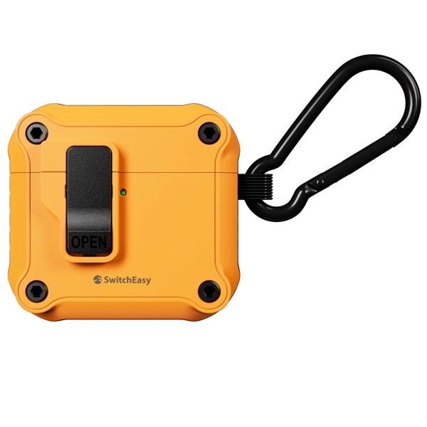 SwitchEasy スイッチイージー AirPods 4 Rugged Shield カラビナ付き...