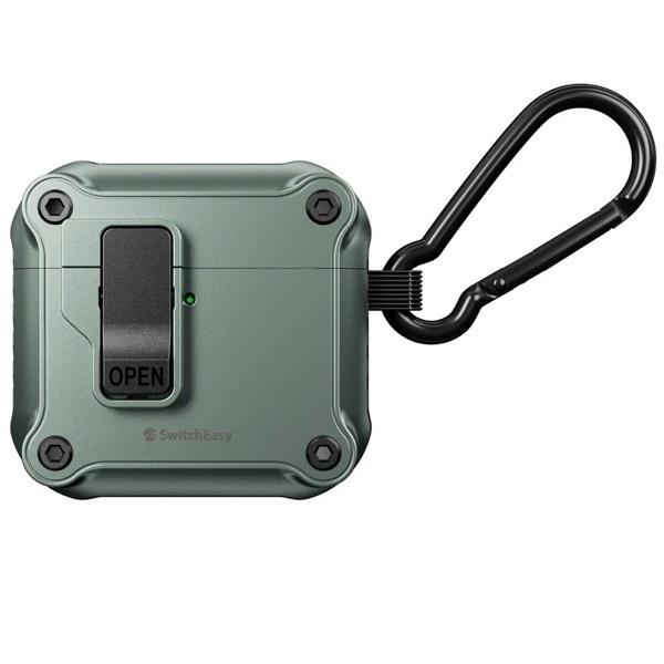 SwitchEasy スイッチイージー AirPods 4 Rugged Shield カラビナ付き...