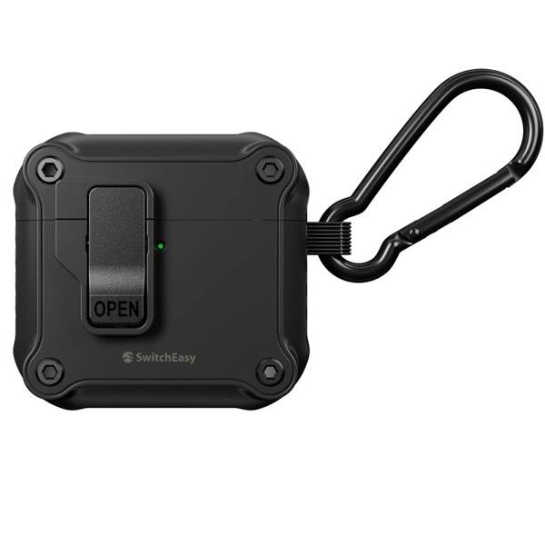 SwitchEasy スイッチイージー AirPods 4 Rugged Shield カラビナ付き...