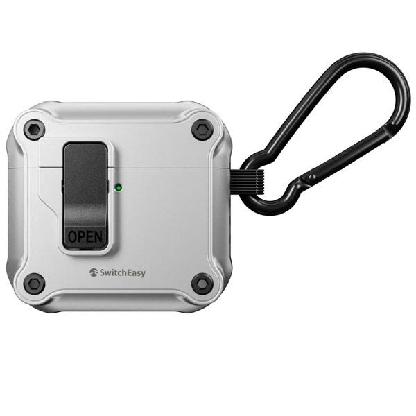 SwitchEasy スイッチイージー AirPods 4 Rugged Shield カラビナ付き...