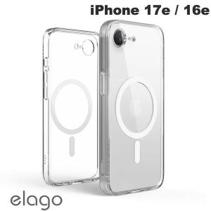 elago エラゴ iPhone 17e / 16e MAGNETIC HYBRID CASE マグネット搭載 耐衝撃ケース Clear EL_IS4CSPTH6_CL