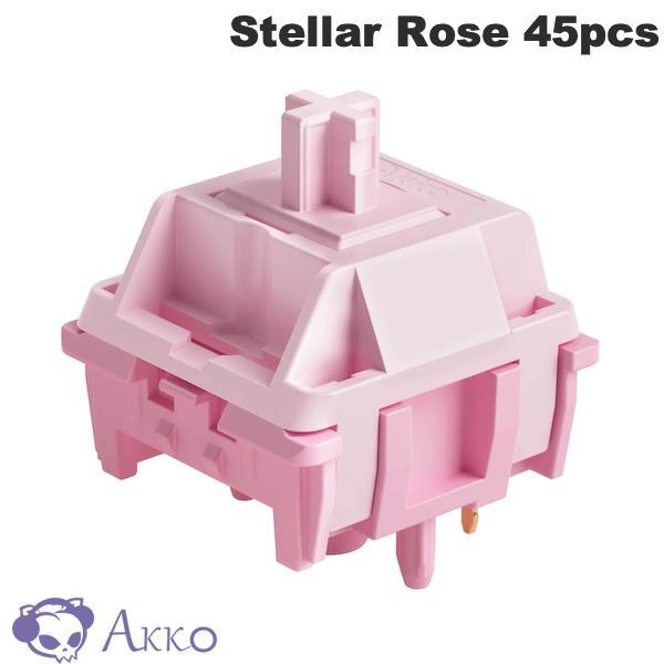 Akko アッコ Stellar Rose スイッチ 押下圧37gf リニア 5ピン 45個入り A...