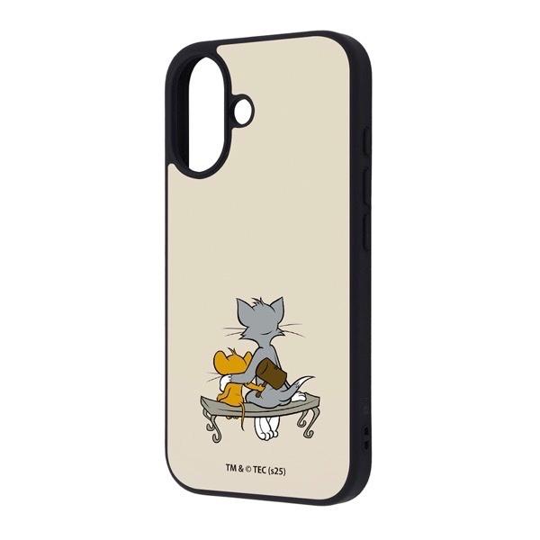 ingrem イングレム iPhone 16 トムとジェリー maru 衝撃吸収 バンパー ハイブリ...