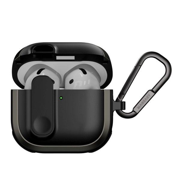 MagEasy マグイージー AirPods 4 Odyssey カラビナ付き耐衝撃ケース Meta...