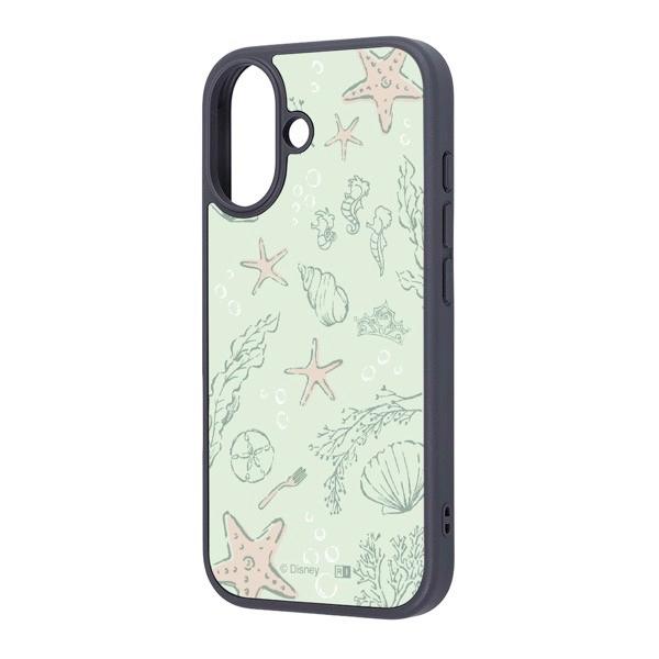 iPhone 17 ケース ディズニー maru 衝撃吸収 バンパー ハイブリッドケース アリエル_...