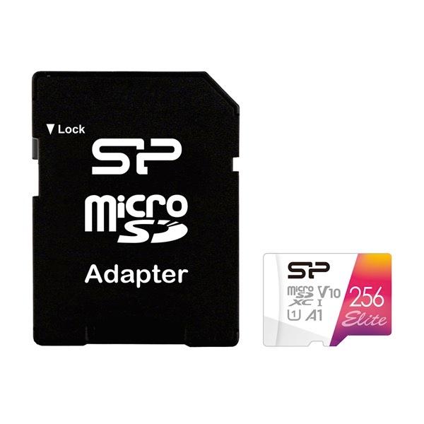 SiliconPower シリコンパワー 256GB microSDカード Elite UHS-IU...