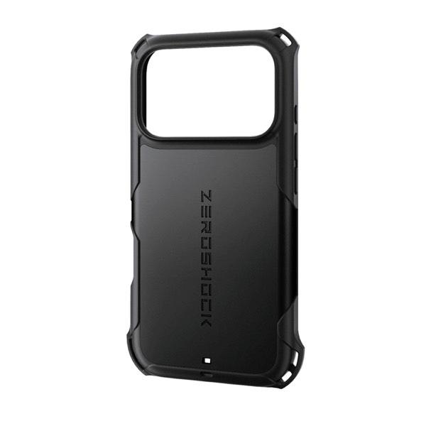エレコム ELECOM iPhone 17 Pro ZEROSHOCK ブラック PM-A25CZE...