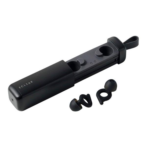 エレコム ELECOM エクリア 睡眠用耳栓 Earplug ブラック HCSL-EP01BK ネコ...