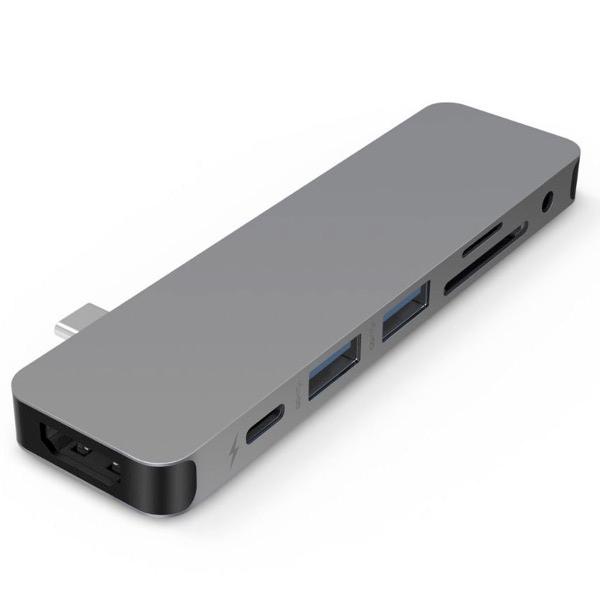 HYPER++ ハイパー HyperDrive SOLO 7-in-1 USB-C Hub PD対応...