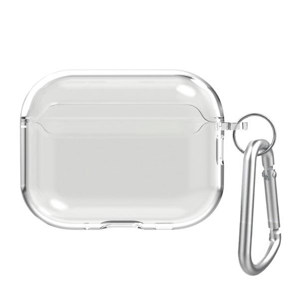 Simplism シンプリズム AirPods Pro 3 衝撃吸収 クリアTPUケース カラビナ付...