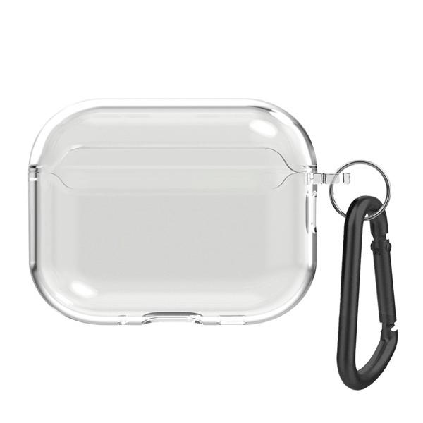 Simplism シンプリズム AirPods Pro 3 衝撃吸収 クリアTPUケース カラビナ付...