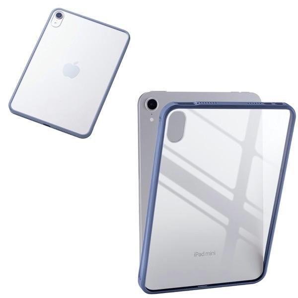 エレコム ELECOM iPad mini A17 Pro 第7世代 / 第6世代 クリアケース 背...