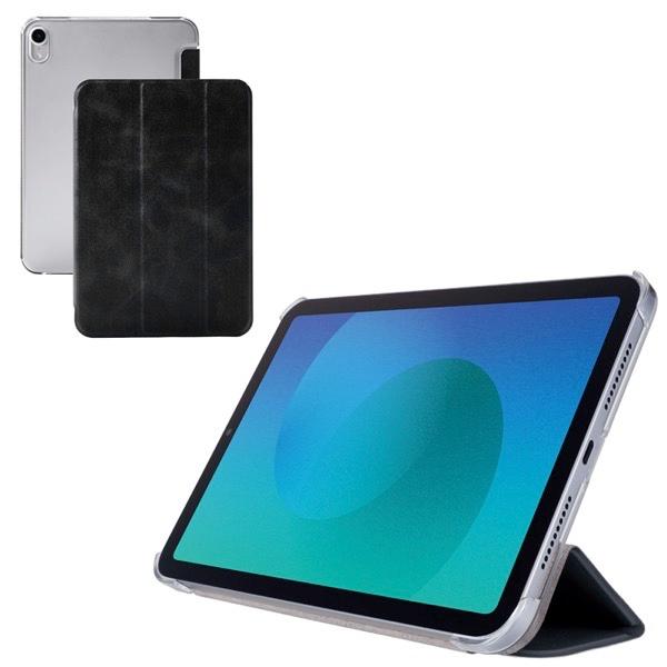エレコム iPad mini A17 Pro 第7世代 / 第6世代 フラップケース 薄型軽量 背面...