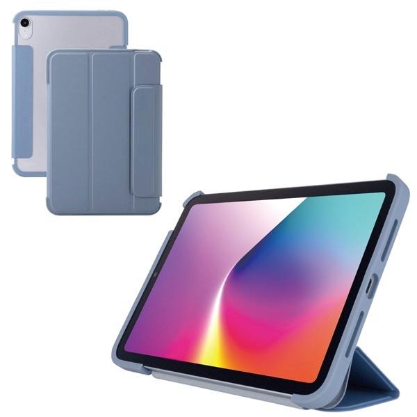 エレコム ELECOM iPad mini A17 Pro 第7世代 / 第6世代 フラップケース ...