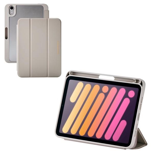 エレコム ELECOM iPad mini A17 Pro 第7世代 / 第6世代 フラップケース ...