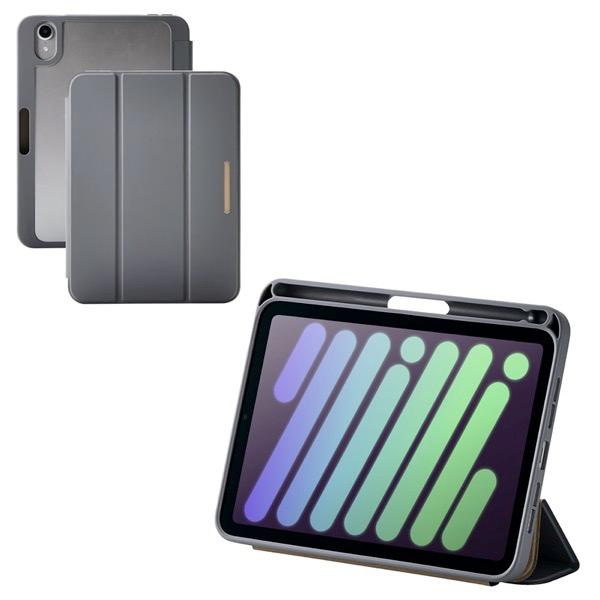 エレコム ELECOM iPad mini A17 Pro 第7世代 / 第6世代 フラップケース ...