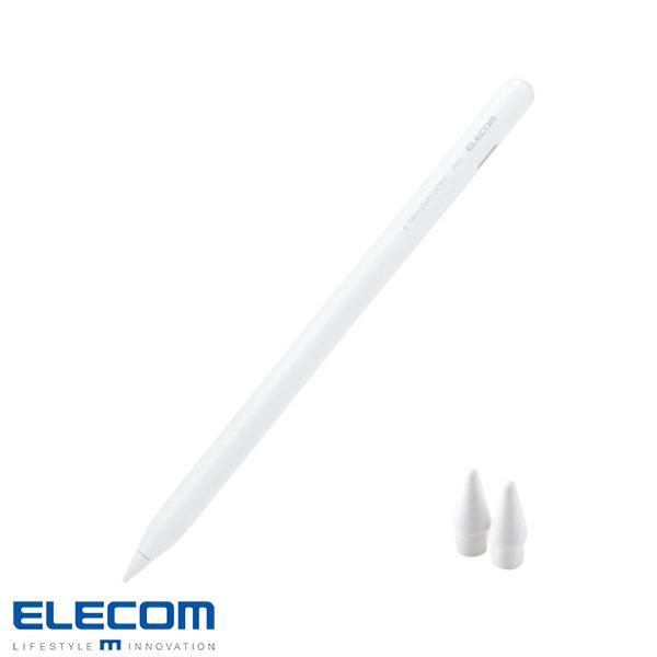 タッチペン エレコム タッチペン 充電式 iPad専用 ワイヤレス充電 パームリジェクション対応 傾...