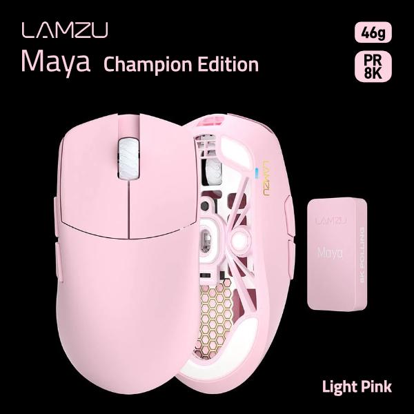LAMZU Maya Champion Edition 8Kレシーバー付属 ワイヤレスゲーミングマウ...