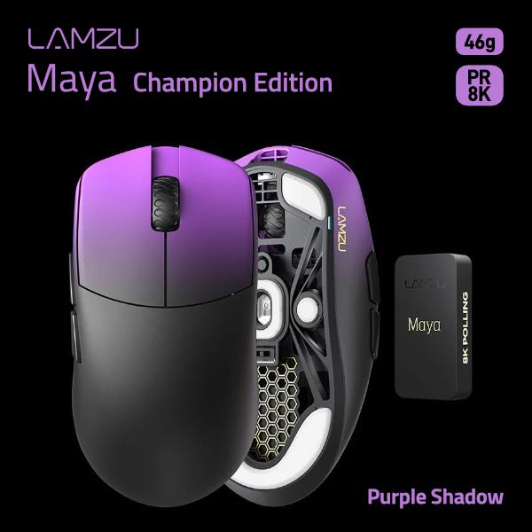 LAMZU Maya Champion Edition 8Kレシーバー付属 ワイヤレスゲーミングマウ...