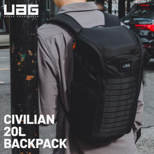 UAG ユーエージー CIVILIAN 20L BACKPACK 容量20L バックパック ブラック...