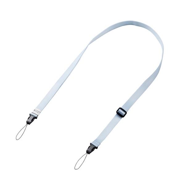 エレコム ELECOM チェキアクセサリ ストラップ mini12用 カラフル ブルー IC-STS...