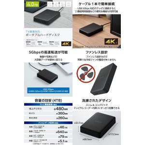 エレコム ELECOM 4TB Portabl...の詳細画像1