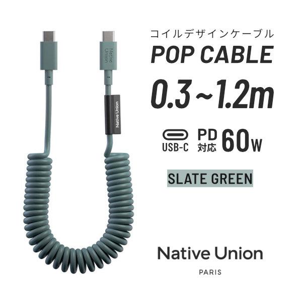 Native Union POP CABLE USB-C ケーブル 60W PD対応 1.2m SL...