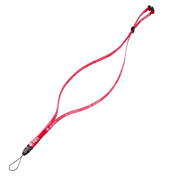 エレコム ELECOM スマホショルダーストラップ 抗菌 PVC 医療スタッフ用 レッド PHSTH...