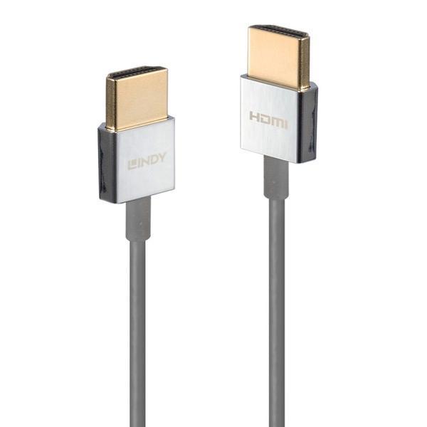 LINDY リンディ CROMO LINE HDMI 2.1 スリムケーブル 0.5m 36775