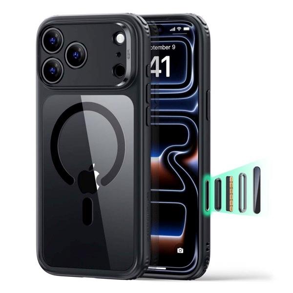 ESR iPhone 18 Pro / 17 Pro Classic MagSafe対応クリアケース...