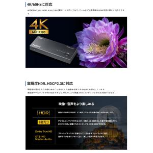 SANWA サンワサプライ 4K対応HDMI切...の詳細画像5