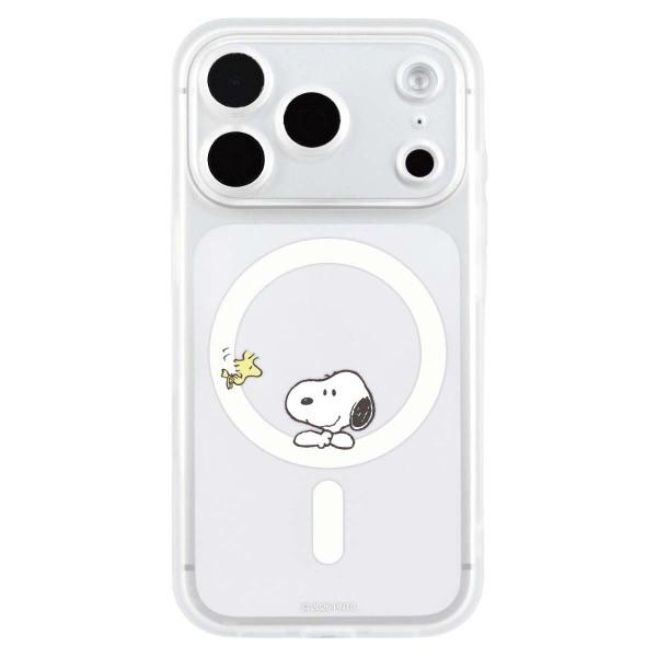 iPhone 18 Pro / 17 Pro 耐衝撃ケース ピーナッツ クリア MagSafe対応 ...